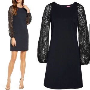 Lilly Pulitzer Gali Dress in Black Onyx